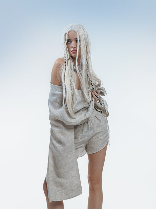 Beige Kimono Just Air mini