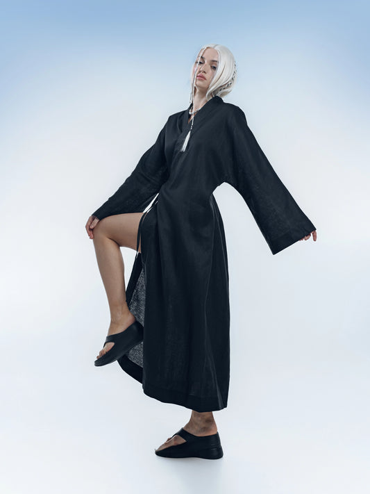Black Kimono Just Air