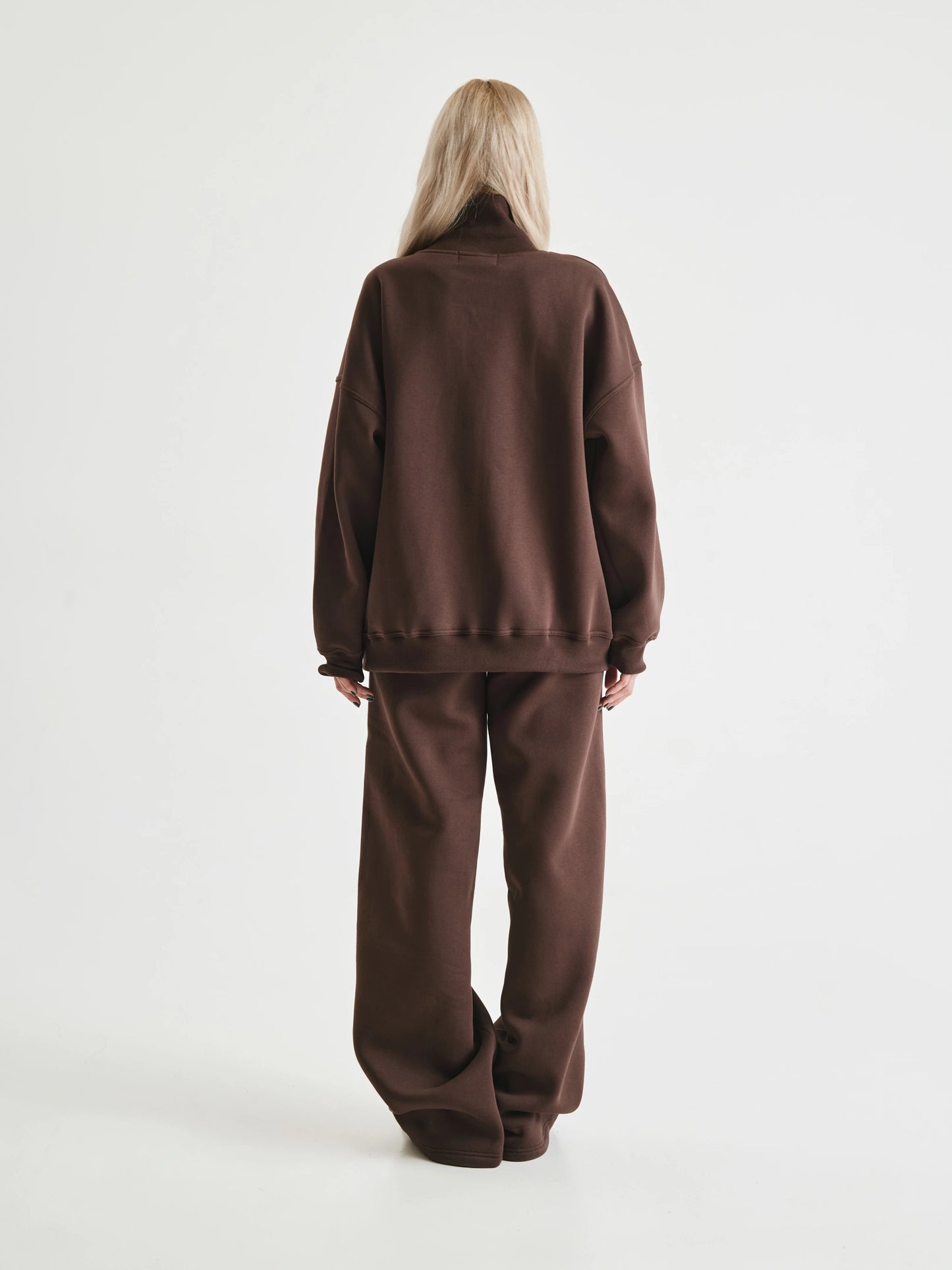 Chocolate tracksuit with palazzo BUDDU SPORT