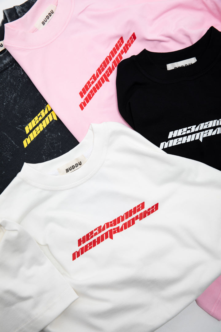 Pink T-shirt UNBREAKABLE MENTAL
