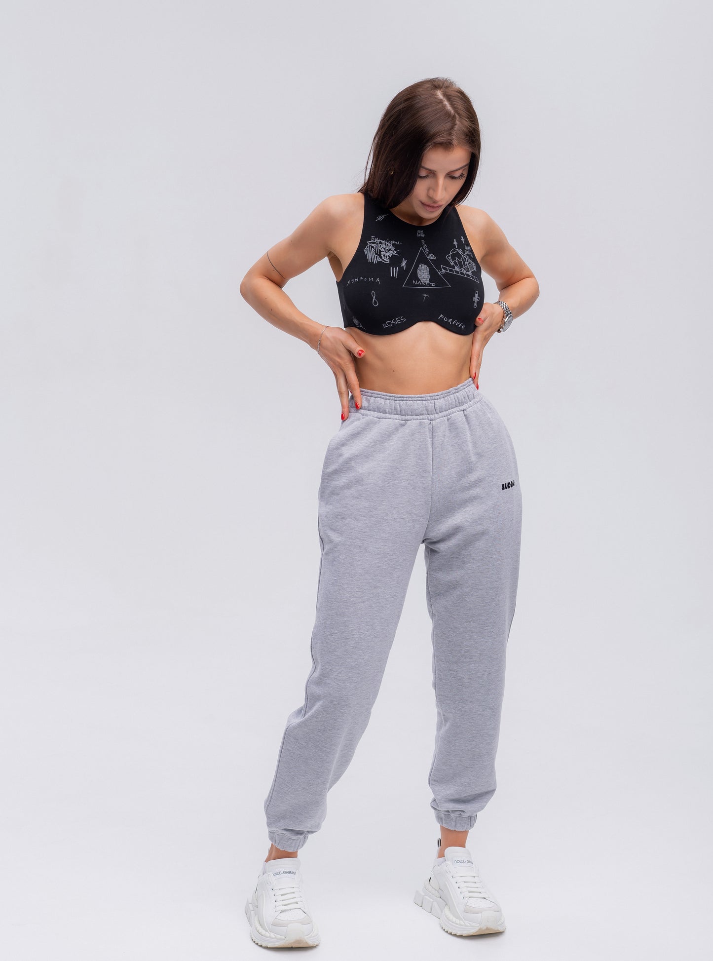 Suit with zip-hoodie Light Grey