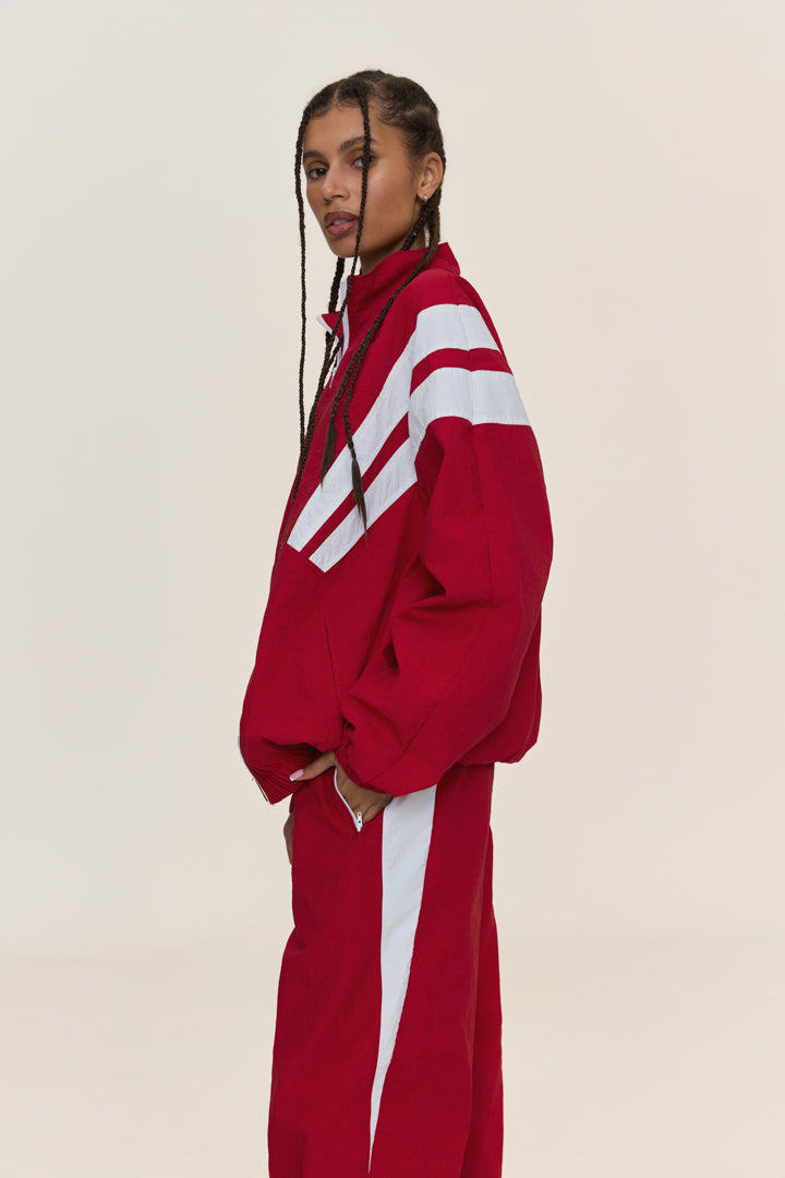 Red suit 90s