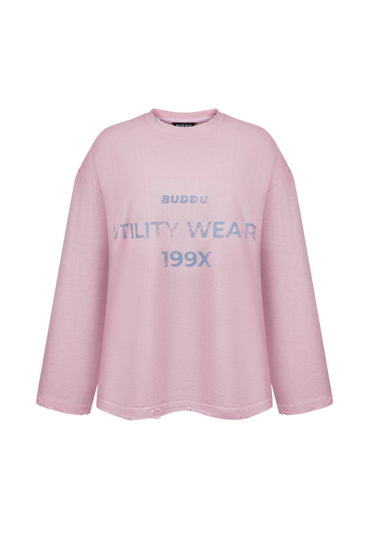 BUDDU 199X PINK LONGSLEEVE