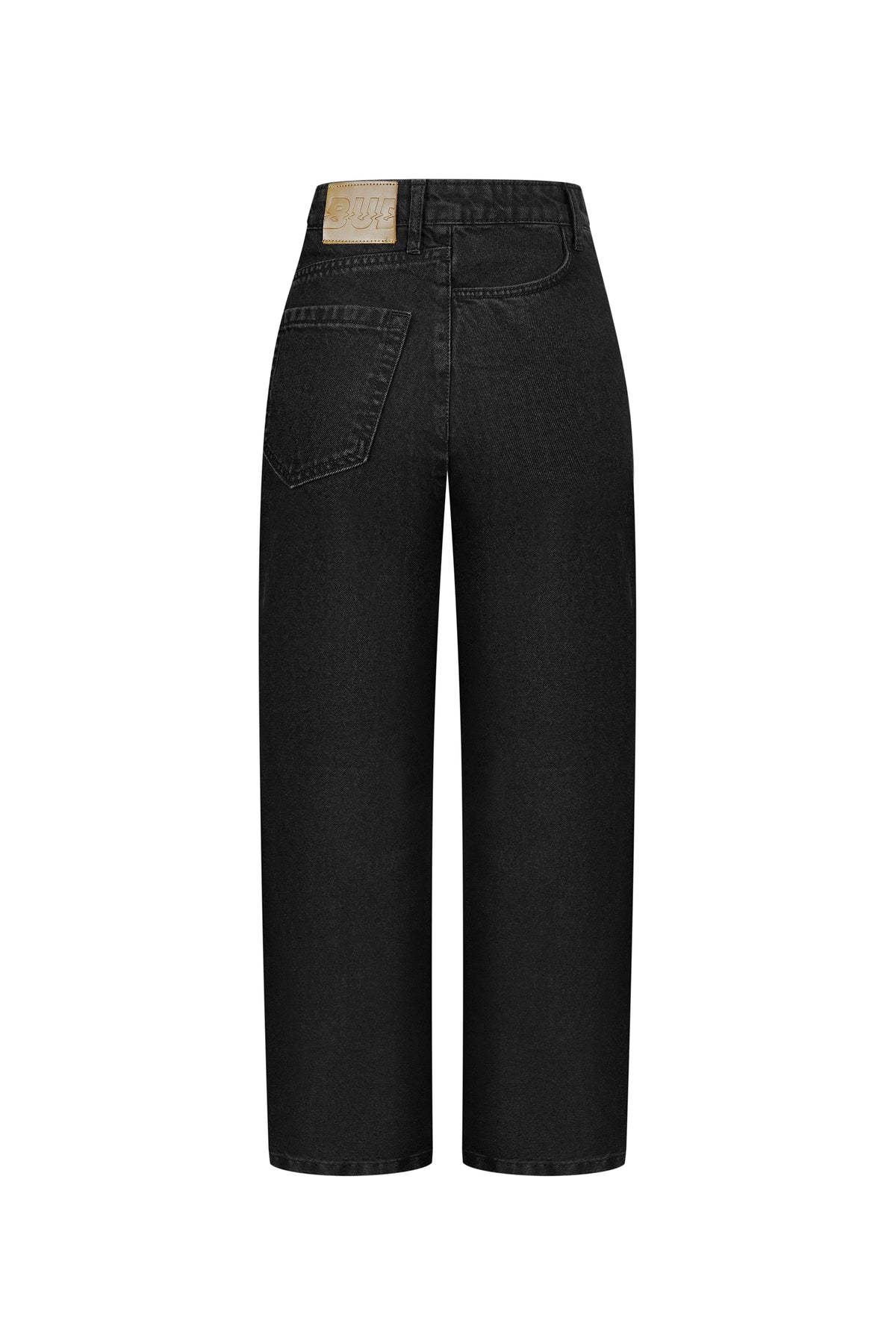 BUDDU WRONG SIDE JEANS -WASHED BLACK
