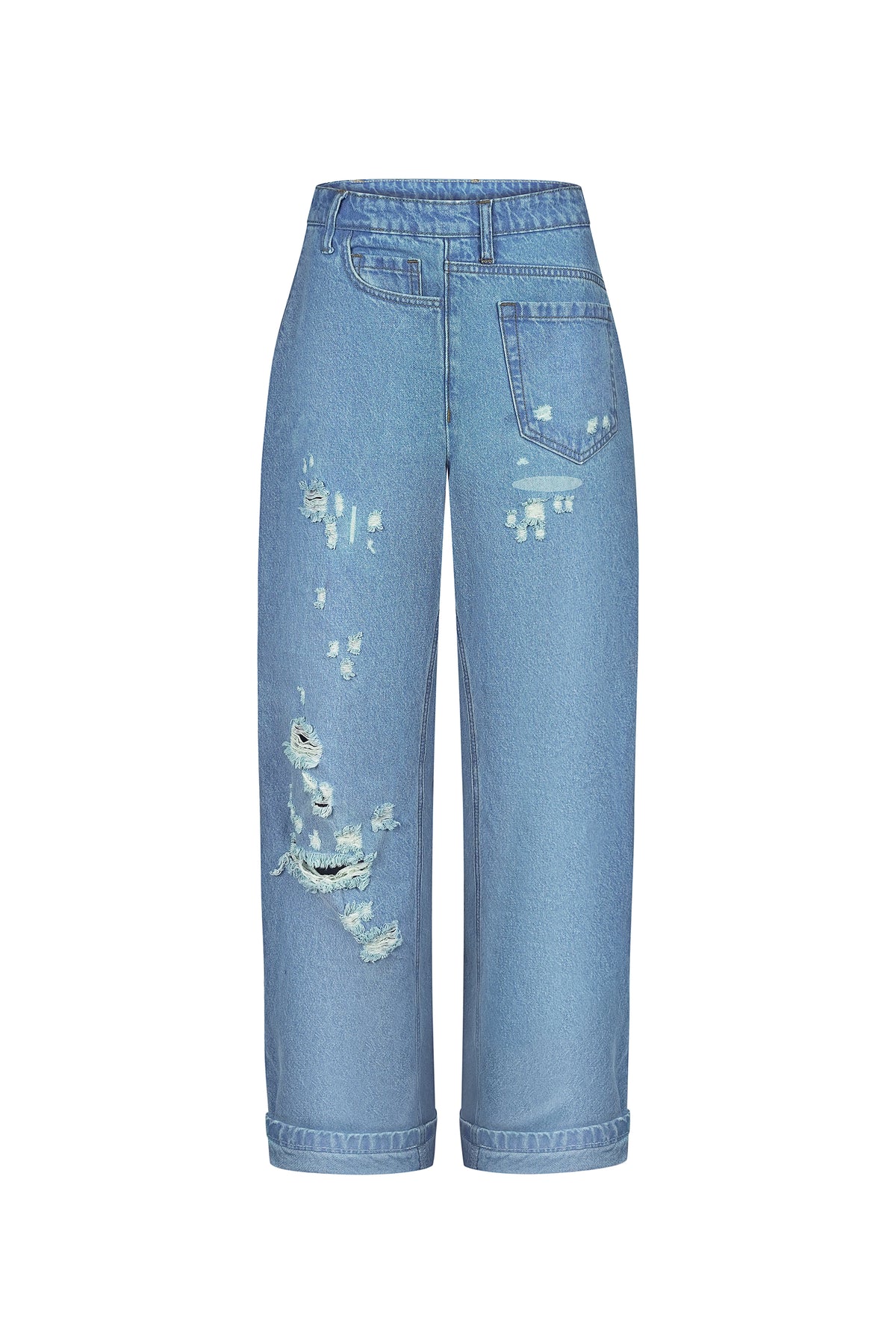 BUDDU WRONG SIDE JEANS - LIGHT WASH