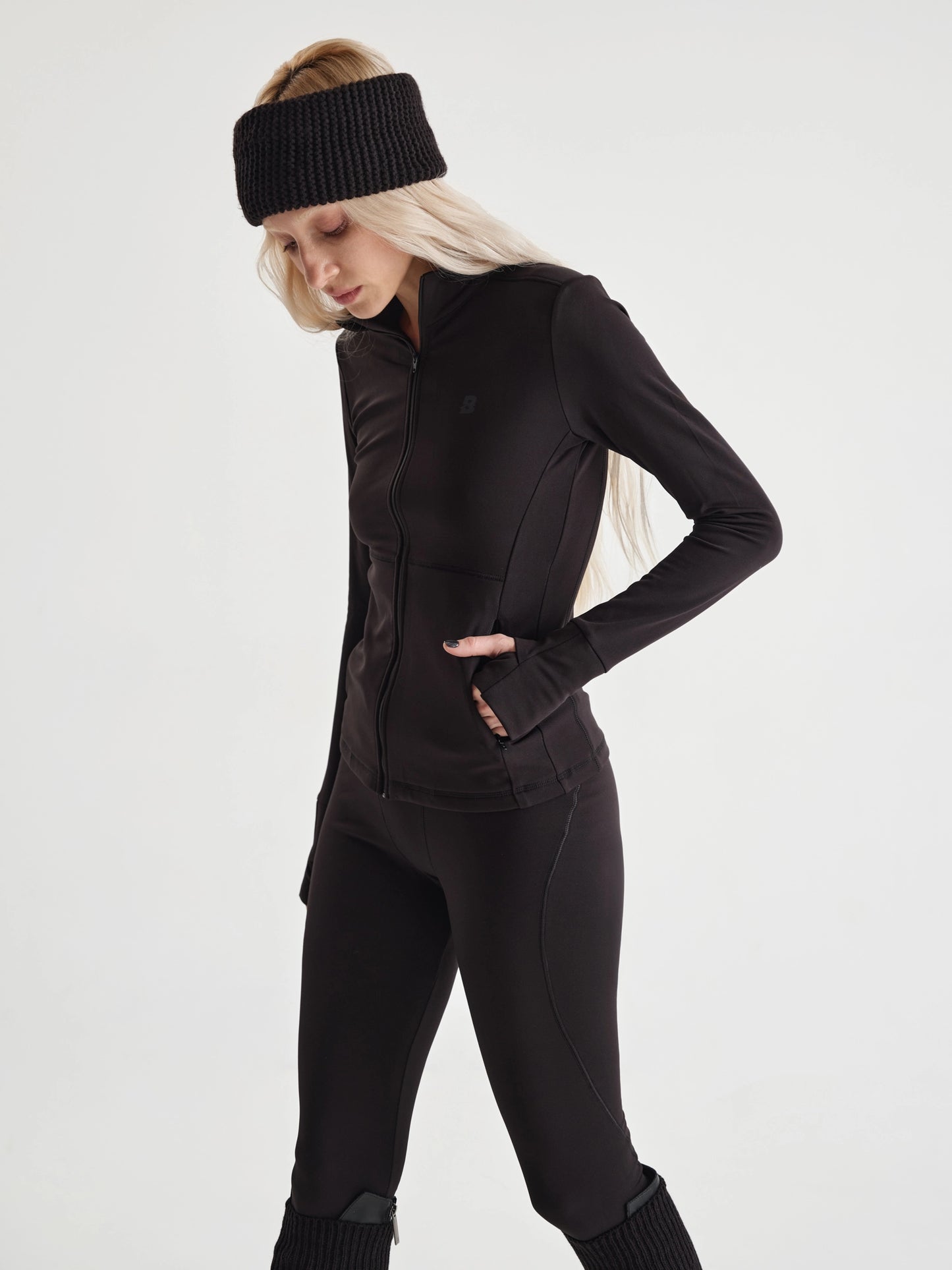 Black thermal leggings WARM