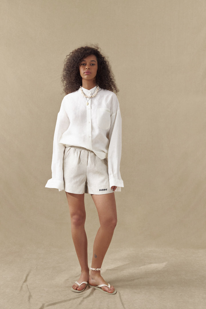 Linen shorts