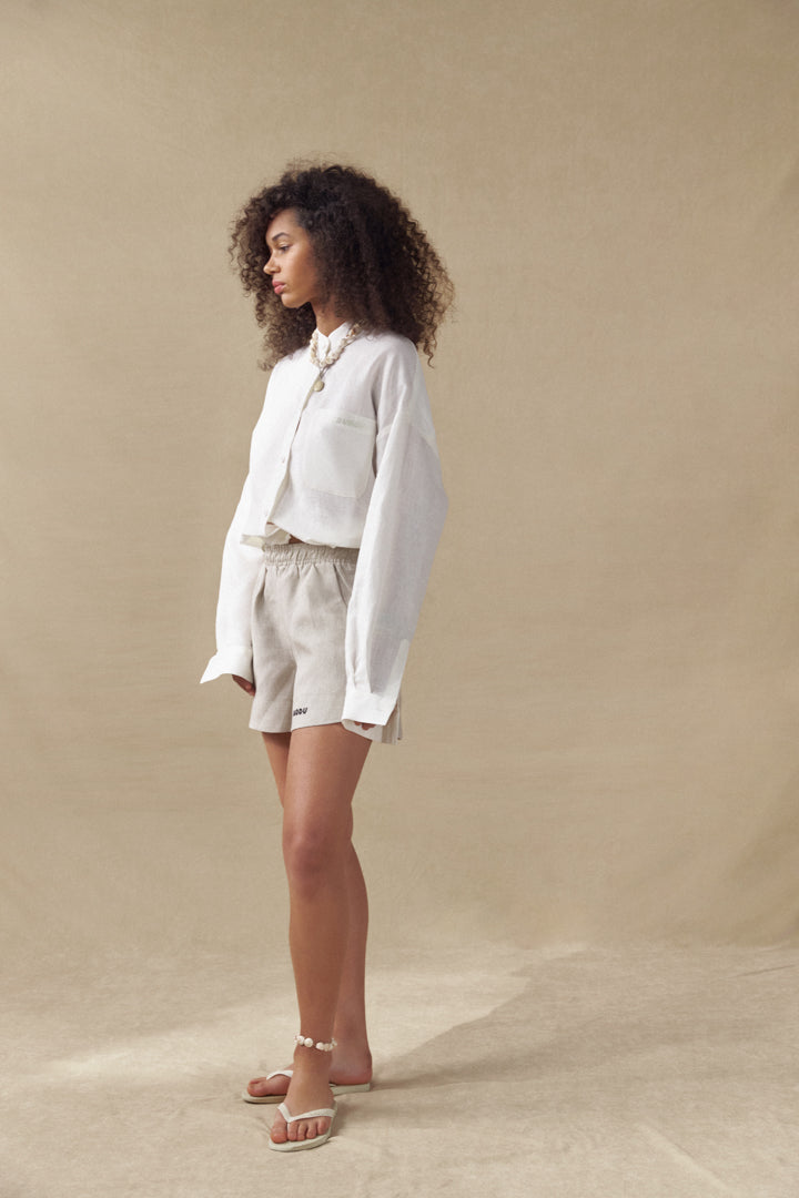 Linen shorts