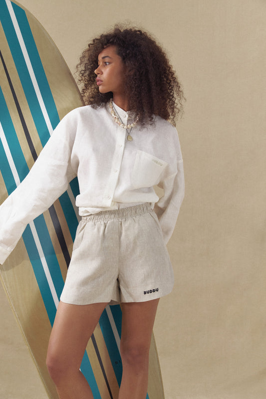 Linen shorts