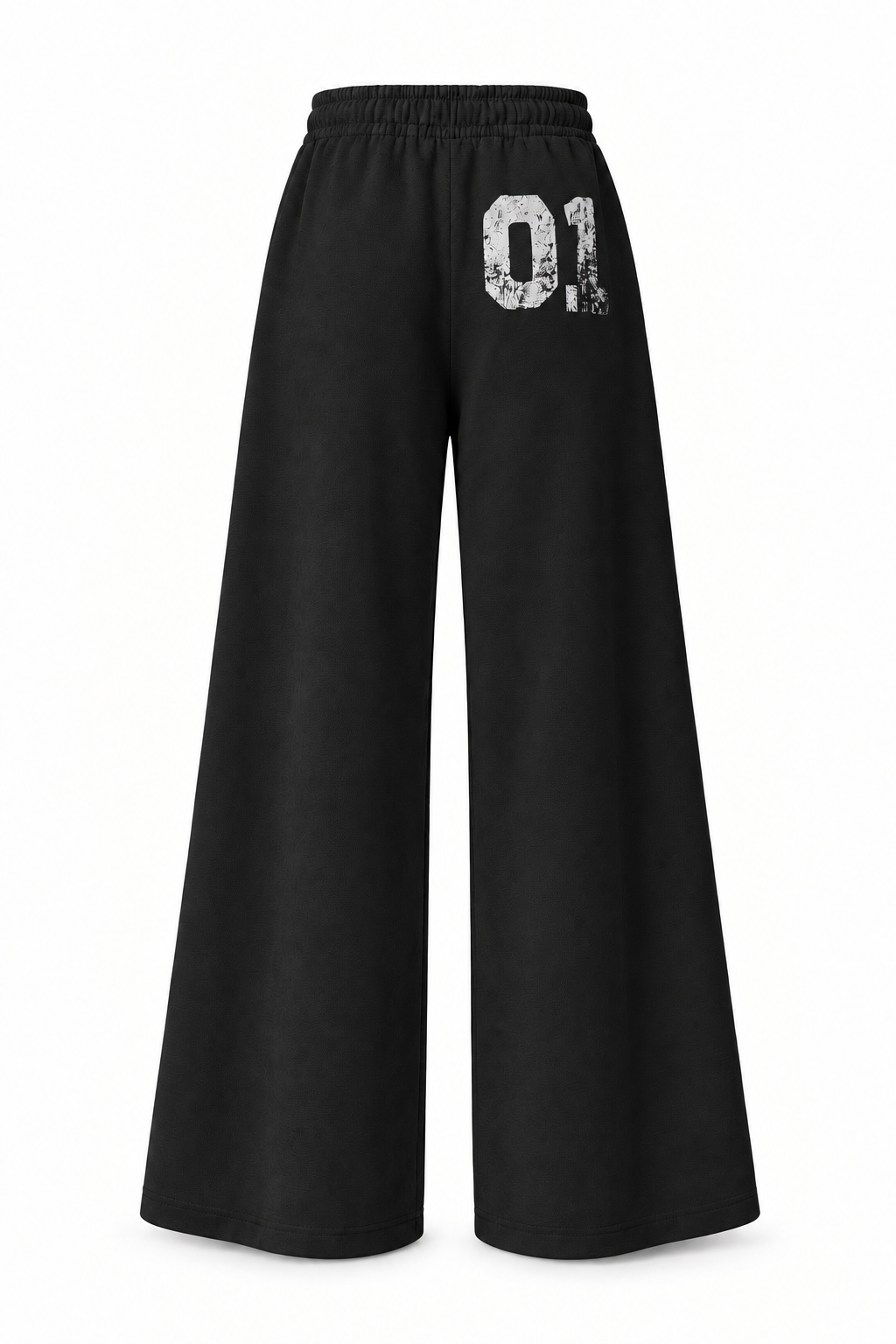 BUDDU 01 WIDE-LEG PANTS - BLACK